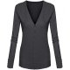 Gray Madam Elegant Cardigans Lithe For Girl