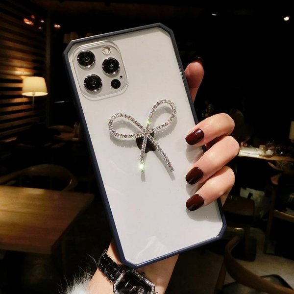 NEW！Caserano Drill Butterfly Transparent Tpu Case For iPhone