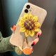 NEW！Caserano Sunflower Design Flannel Case For iPhone
