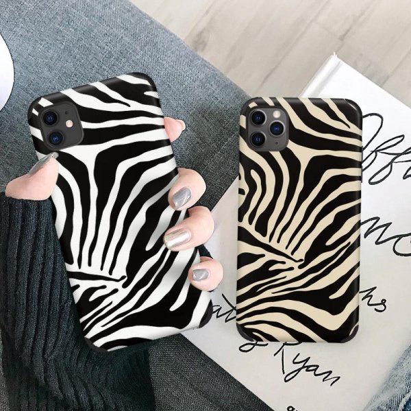 Caserano Zebra & Leopard Design Soft Case For IPhone 12 Series