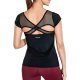 402+black Women's Beautiful Short Sleeve Gear Gym Sport