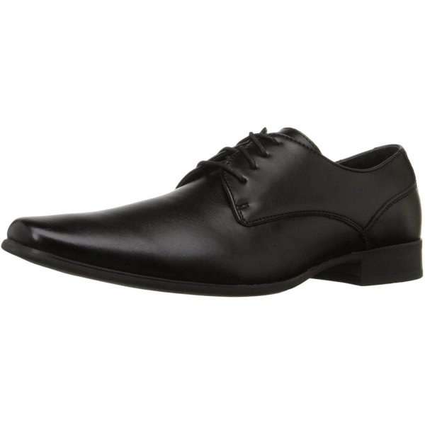 Black Burnished Dress Calf Man Oxford Shoes Classic