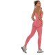 Pink Lady Formal Yoga Clothes Set Breathable Fitness Sport Suit