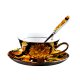 yellow and black A Fun Hot Coffee Cups Fashion Funny For Coffee & Tea