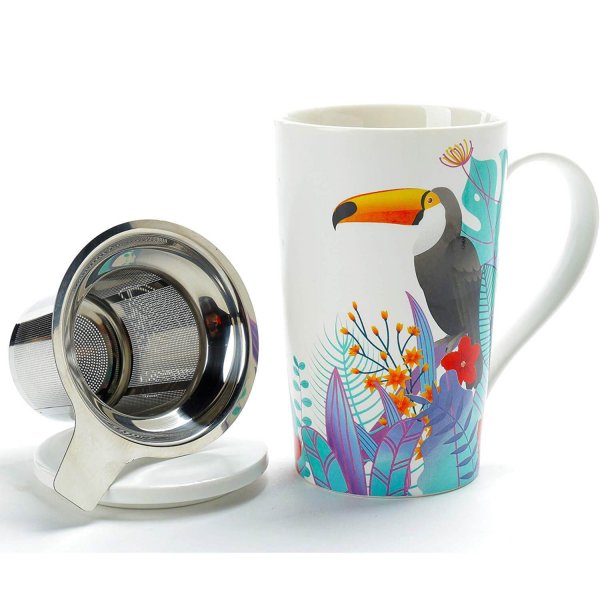 10#Toucan Nature Kungfu Teacup Style For Gift