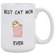 Cat Mom Creativity Mugs Highest Quality Porcelain For You And Your Friend