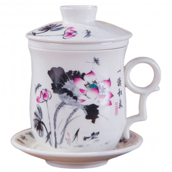 Roseo Lotus Delicacy Tea Cup Traditional For Home And Office