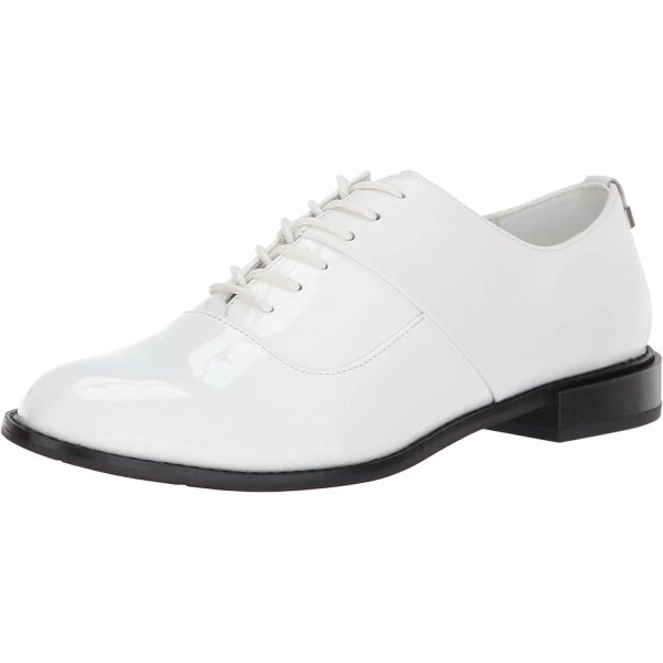 Platinum White Femininity Oxfords Fashion Classic