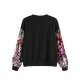 Black-2 Madam Elegant Pullover Tops Suitable For Home Wear And Many Occasions